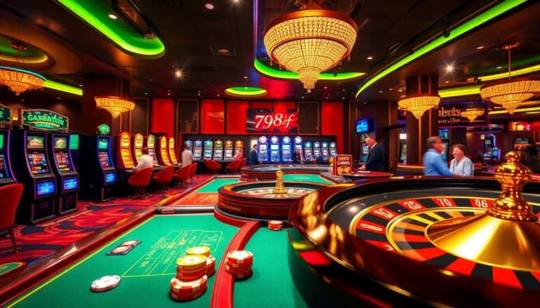 Engage with the excitement of 789f casino games featuring vibrant slots, roulette, and poker tables.