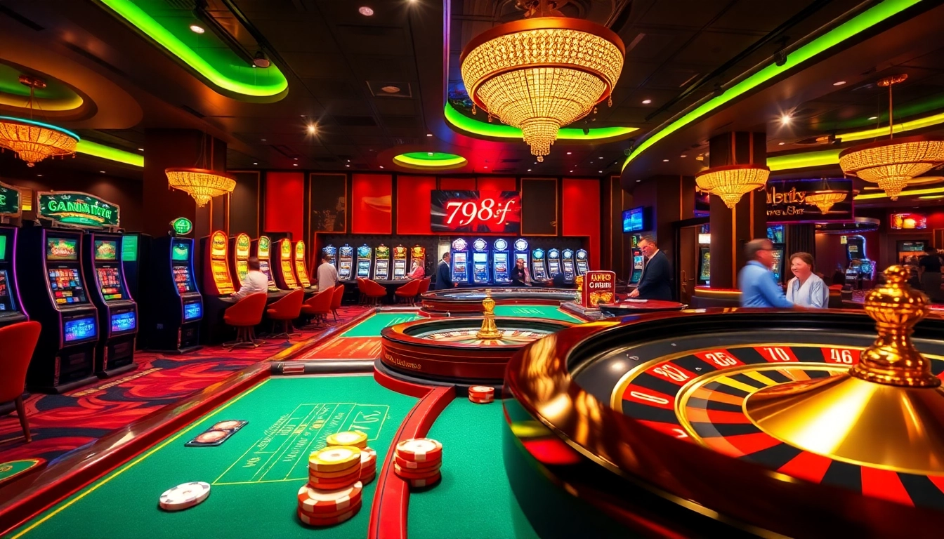 Engage with the excitement of 789f casino games featuring vibrant slots, roulette, and poker tables.