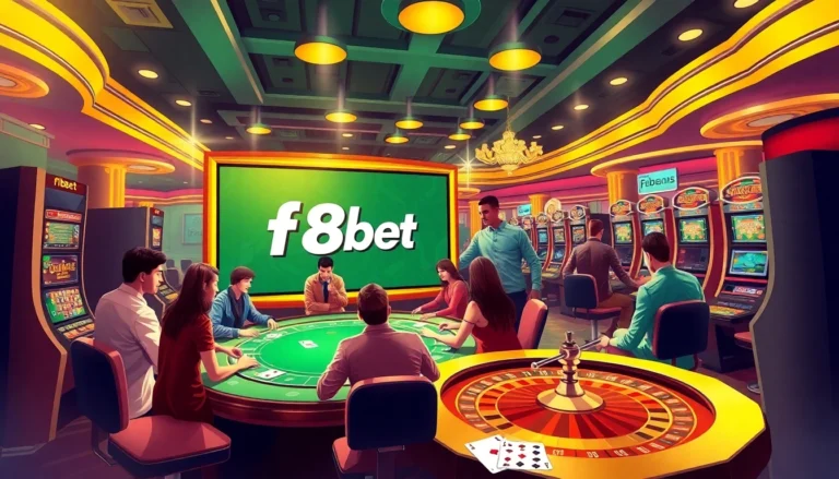 Experience the thrill of f8bet's online casino with vibrant tables and exciting games.